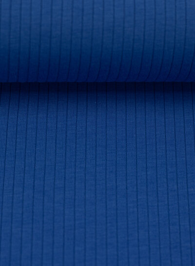 Swafing cobalt blue - beautiful jersey with rib