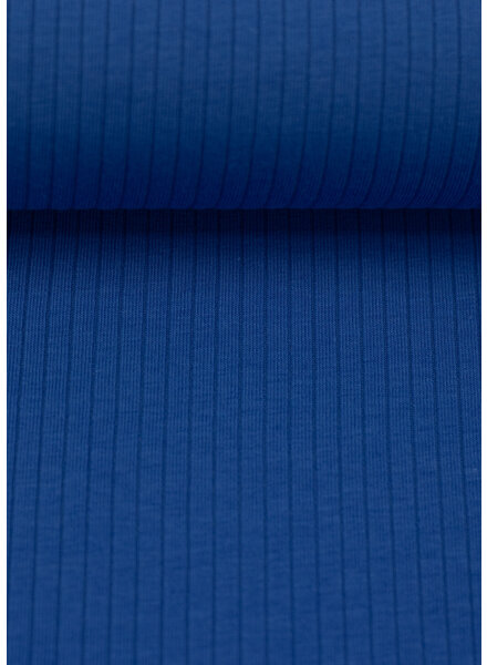 Swafing cobalt blue - beautiful jersey with rib