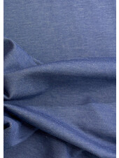 M. midden blauw - stevige jeans tricot - ideaal voor kinderbroekjes