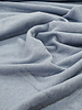 M. dusty blue - rekbare, gebreide linnen viscose mix