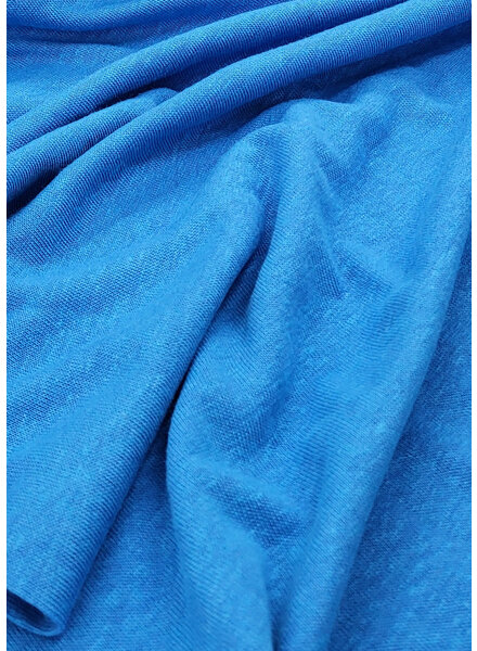 M. aqua - stretchy, knitted linen viscose blend