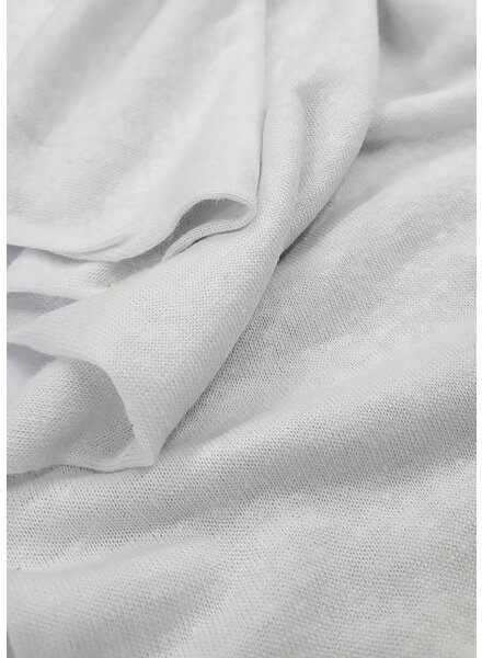 M. white - stretchy knitted linen viscose mix