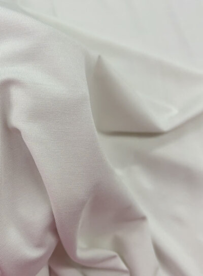 Madeline white - organic bamboo jersey - very supple and soft