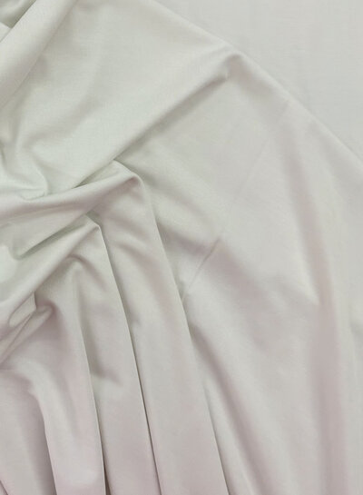 Madeline white - organic bamboo jersey - very supple and soft