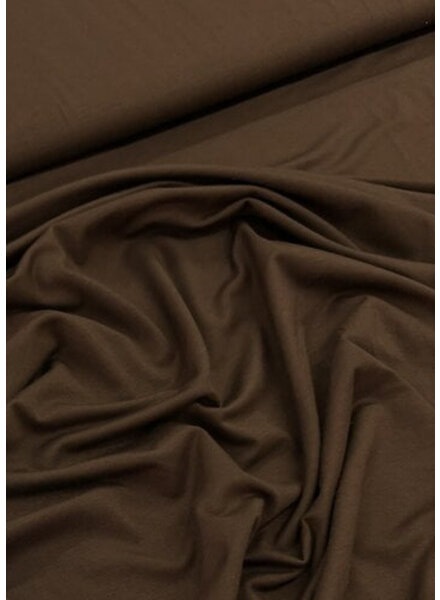 brown - organic bamboo jersey - very supple and soft