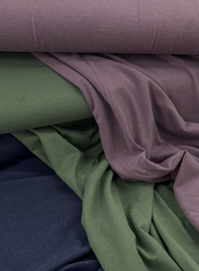 Madeline dark purple - super soft bamboo jersey