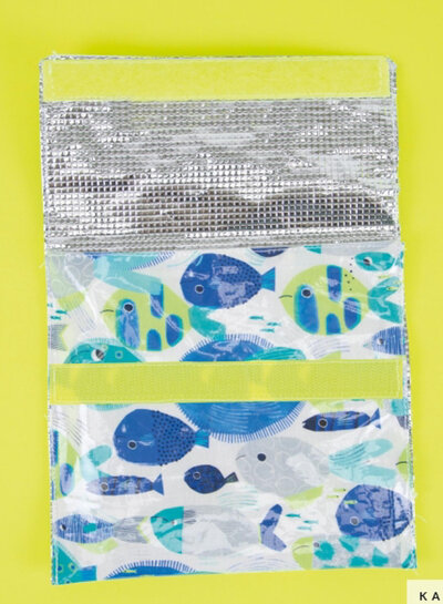 Katia fabrics isothermische stof - aluminium 70 cm breed