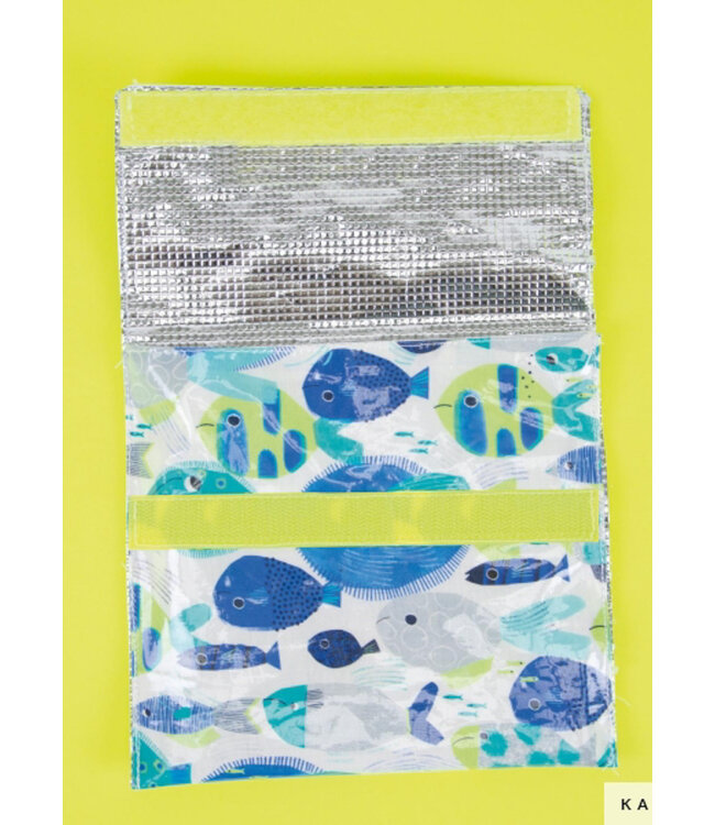 Katia fabrics isothermische stof - aluminium 70 cm breed