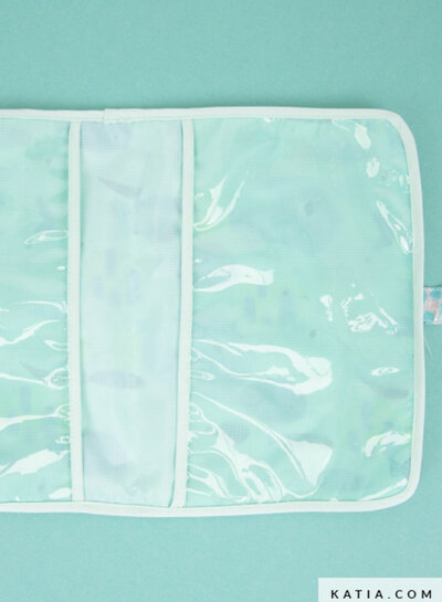 katia mint transparant PVC