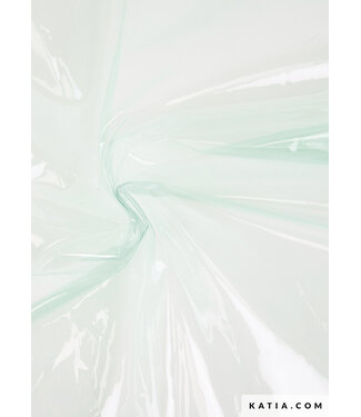 Katia fabrics mint transparent PVC