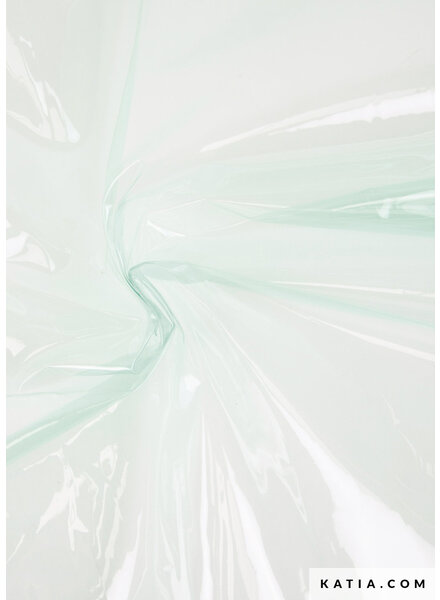 Katia fabrics mint transparent PVC
