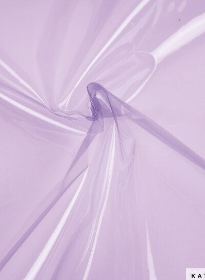 Katia fabrics lilac transparent PVC