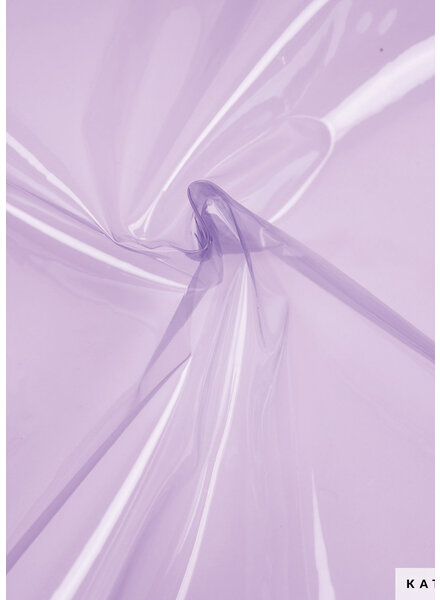 Katia fabrics lilac transparent PVC