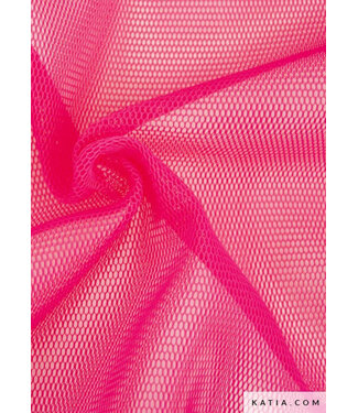 Katia fabrics neon pink- sports mesh for bags