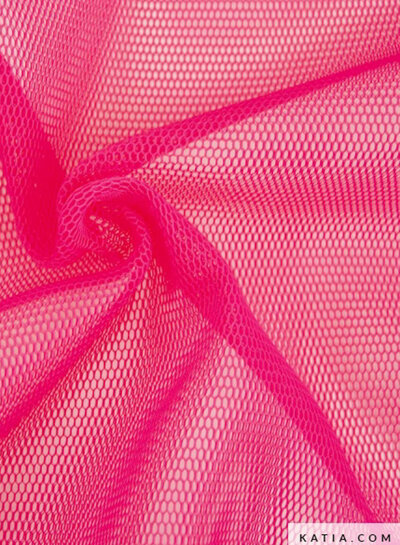 Katia fabrics neon pink- sports mesh for bags