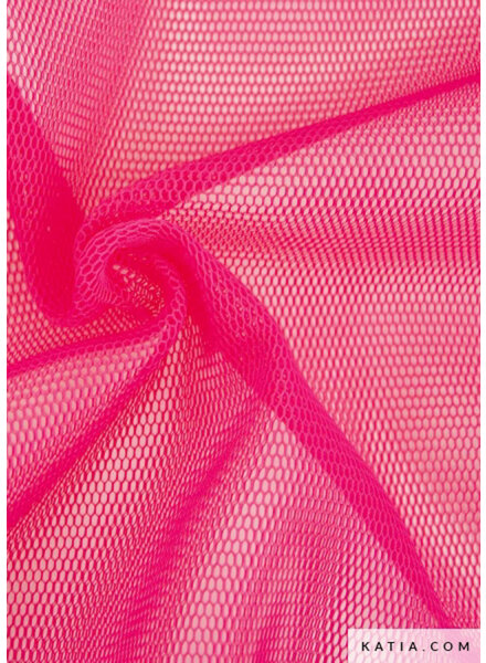Katia fabrics neon pink- sports mesh for bags