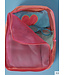 Katia fabrics neon roze- sportmesh voor tassen