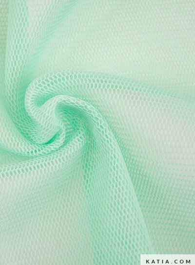 Katia fabrics mint - sportmesh voor tassen