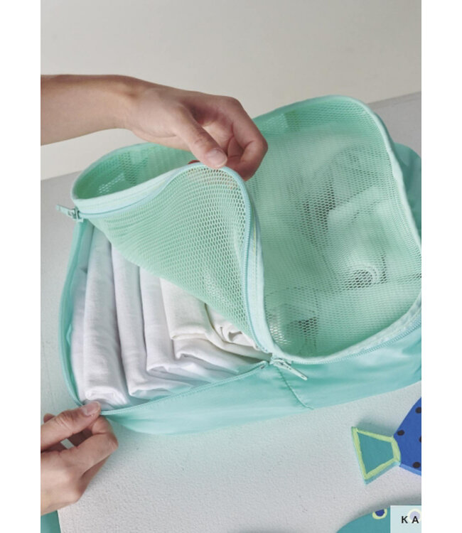 Katia fabrics mint - sportmesh voor tassen