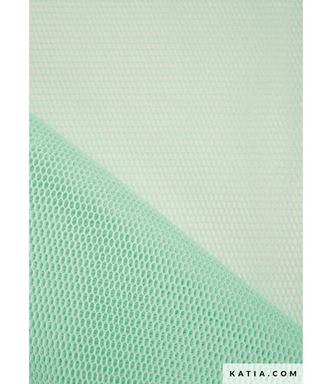 Katia fabrics mint - sportmesh voor tassen