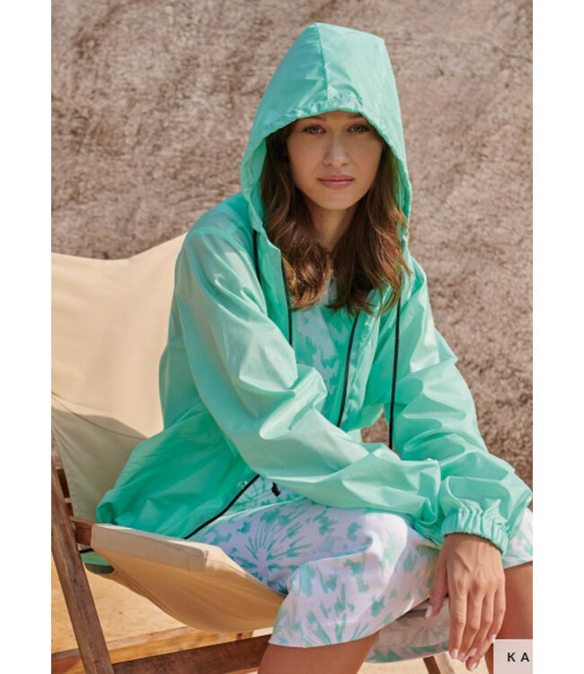 Katia fabrics mint - polyripstop wind- en waterdicht
