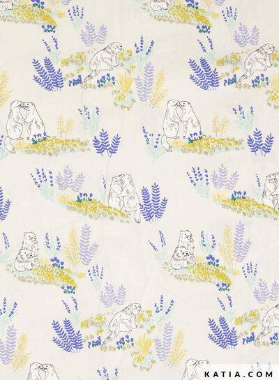 Katia fabrics marmot provence - cotton