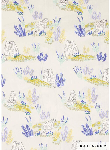 Katia fabrics marmot provence - cotton