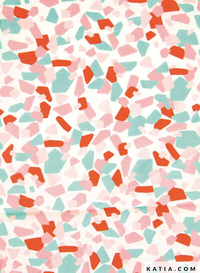 Katia fabrics lobster abstract - katoen