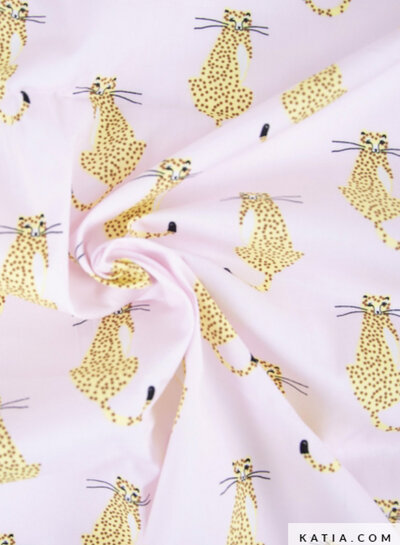 Katia fabrics wild leopards - cotton