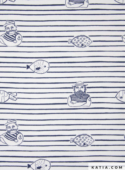 Katia fabrics nautic deep sea - tricot