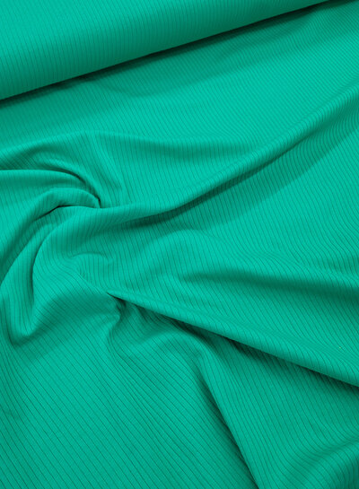 M. emerald - subtle ribbed jersey