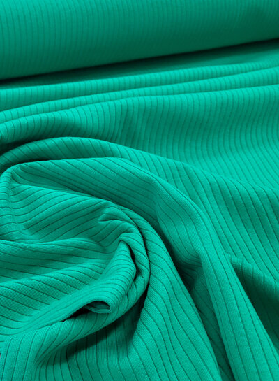 M. emerald - subtle ribbed jersey