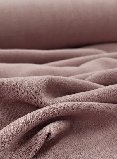 M. old pink - supple linen viscose mix