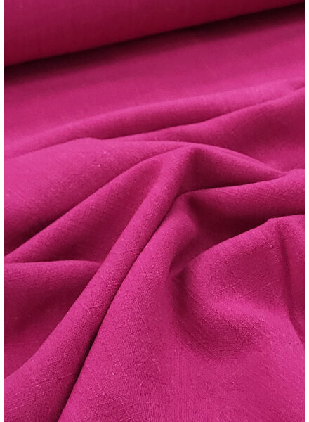 M. fuchsia - supple linen viscose mix