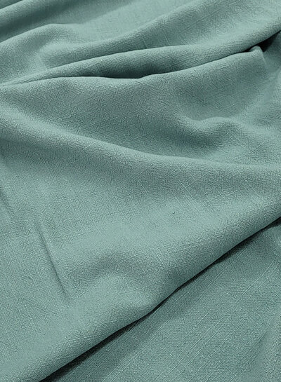 M. dusty blue - supple linen viscose mix