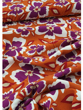 M. flowers Hermès orange - poplin viscose