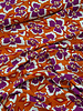 M. bloemen Hermès oranje - poplin viscose