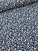 M. denimblauw bloemetjes - poplin viscose