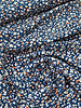 M. denimblauw bloemetjes - poplin viscose