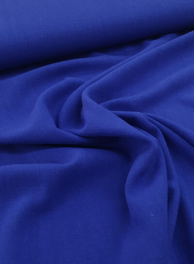 cobalt - supple linen viscose mix