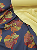 M. soft yellow crepe - viscose mix with light stretch