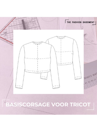 The Fashion Basement Basic corsage for TRICOT TFB - basic pattern 48-64