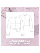 The Fashion Basement Basiscorsage voor TRICOT TFB - basispatroon 48-64