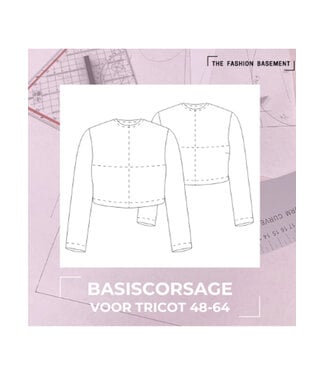 The Fashion Basement Basic corsage for TRICOT TFB - basic pattern 48-64