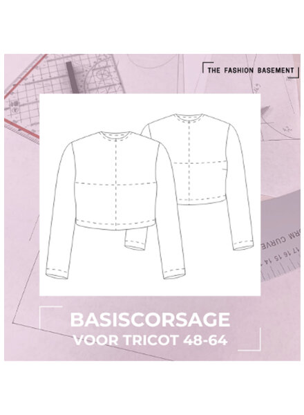 The Fashion Basement Basic corsage for TRICOT TFB - basic pattern 48-64