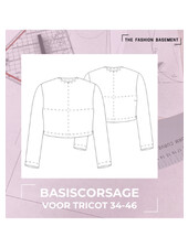 The Fashion Basement Basiscorsage voor TRICOT TFB - basispatroon 34-46