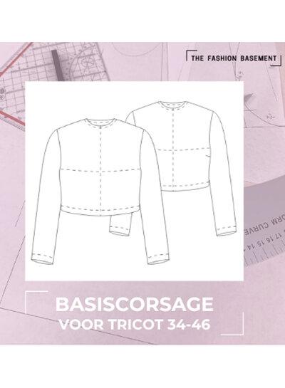 The Fashion Basement Basic corsage for TRICOT TFB - basic pattern 34-46