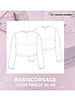 The Fashion Basement Basic corsage for TRICOT TFB - basic pattern 34-46