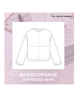 The Fashion Basement Basis corsage OVERSIZED pasvorm TFB - basispatroon 48-64