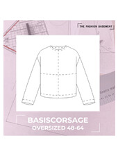 The Fashion Basement Basic corsage OVERSIZED fit TFB - basic pattern 48-64